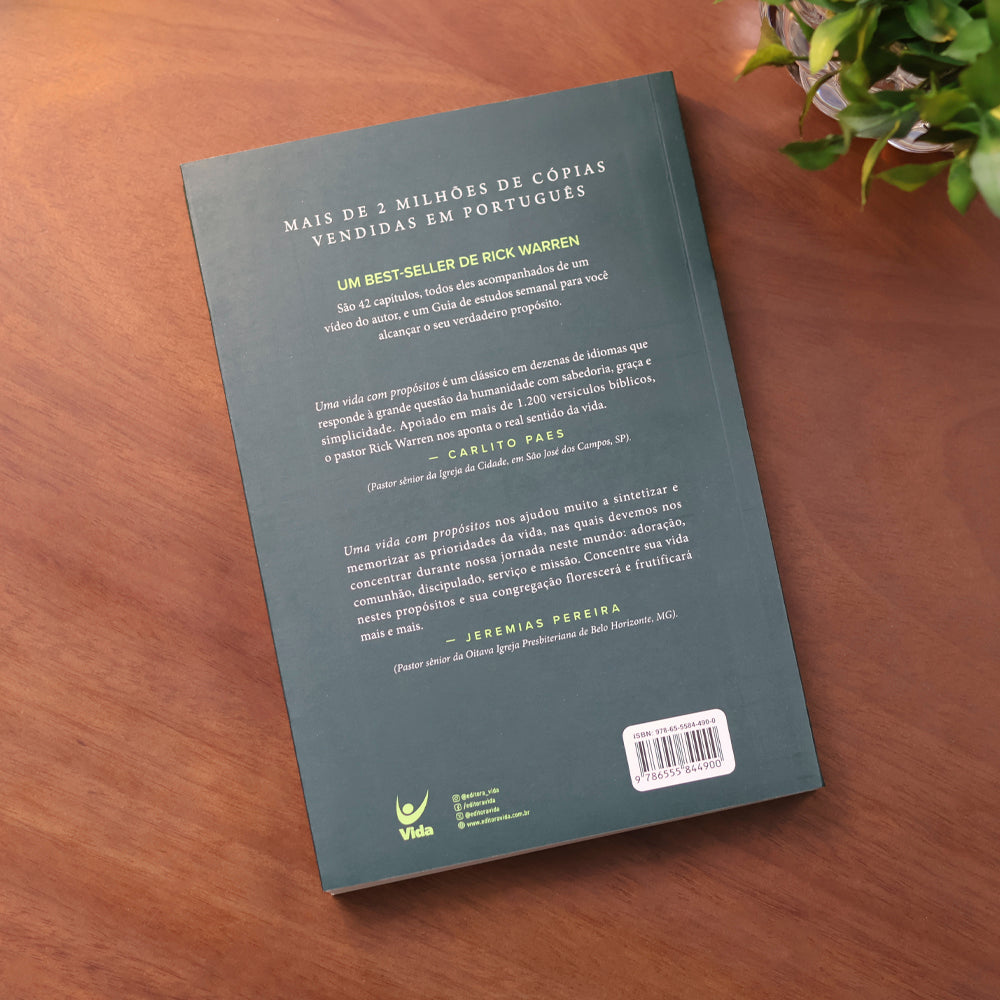 Kit Uma Vida com Propósitos Rick Warren + O Poder da Benção Alan Wright