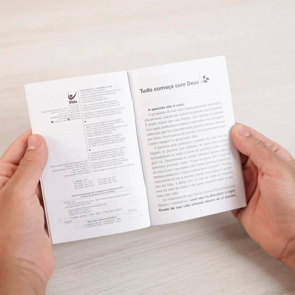 Kit Devocional Solo | Eugene Peterson + Você Não Está Aqui Por Acaso | Rick Warren