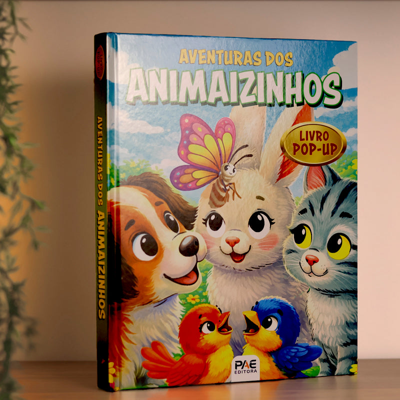 Aventuras dos Animaizinhos |  Livro Pop-Up