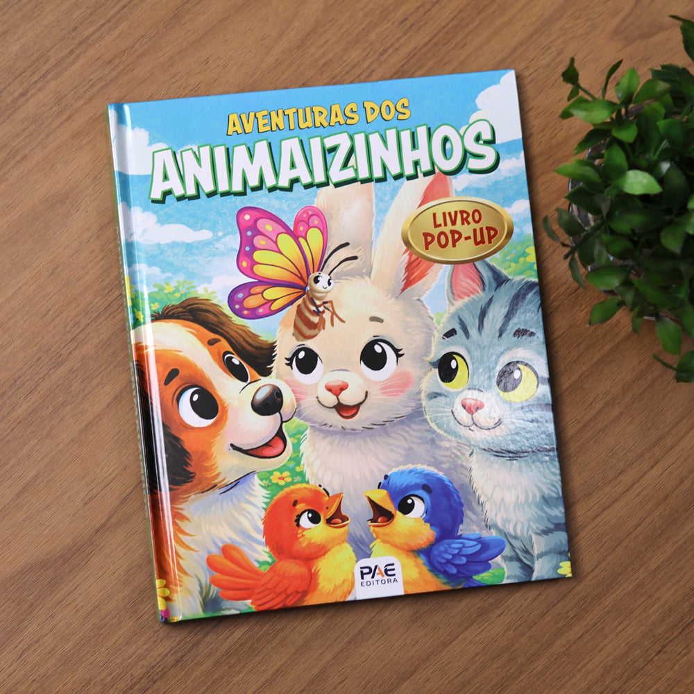 Aventuras dos Animaizinhos |  Livro Pop-Up