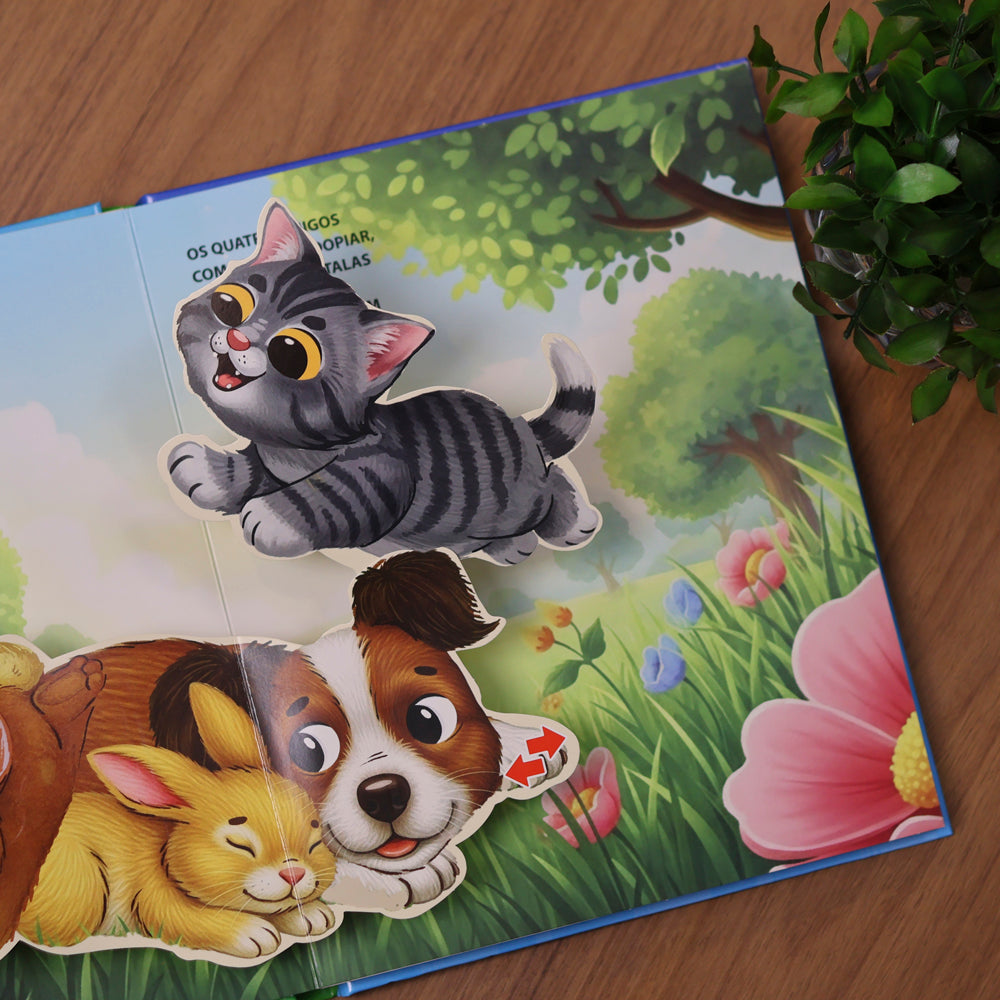 Aventuras dos Animaizinhos |  Livro Pop-Up
