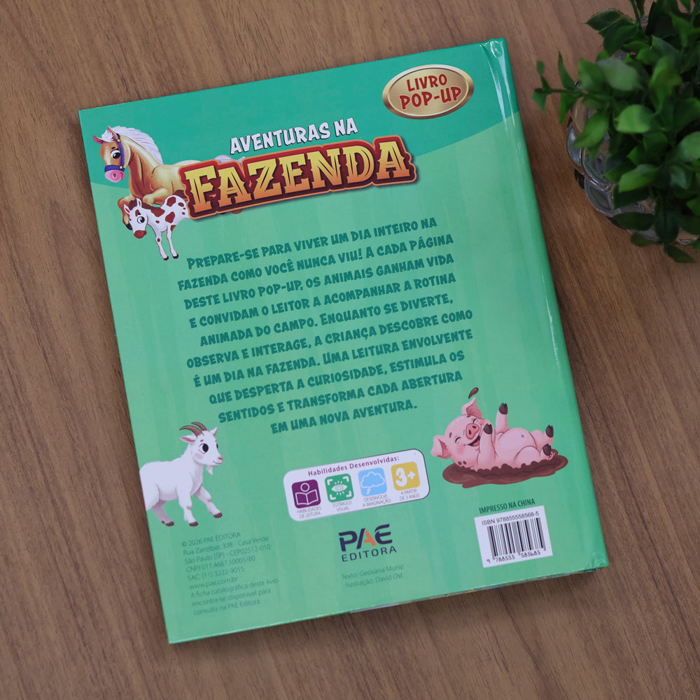 Aventuras na Fazenda |  Livro Pop-Up