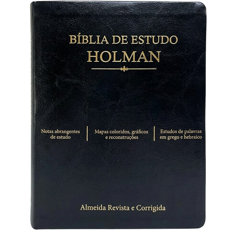 Bíblia de Estudo Holman | ARC | Preta