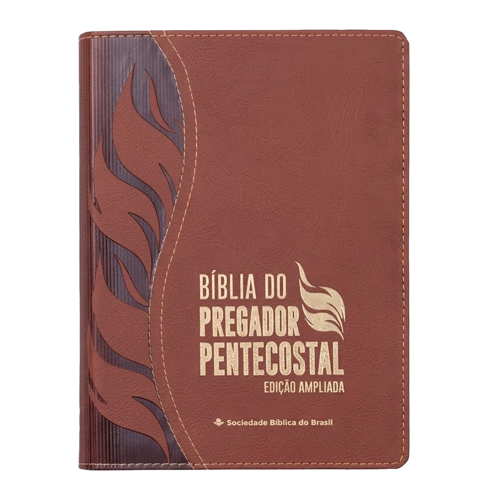 Bíblia do Pregador Pentecostal | ARC | Edição Ampliada | Capa Marrom