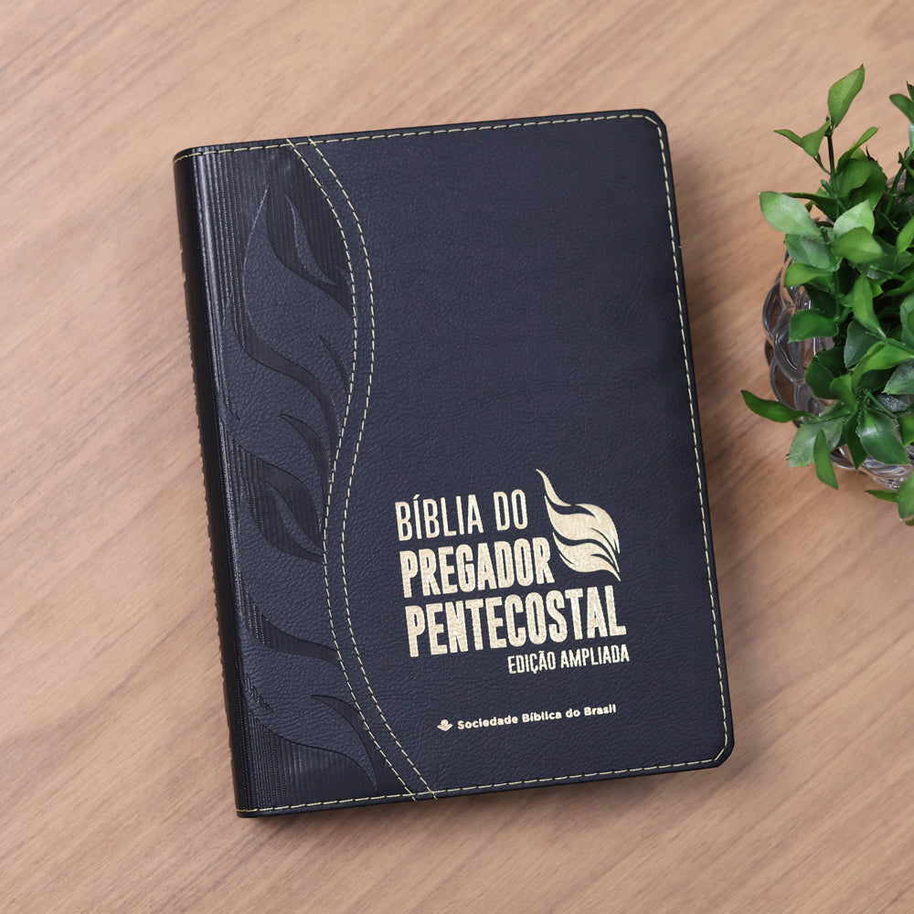 Bíblia do Pregador Pentecostal | ARC | Edição Ampliada | Capa Preta