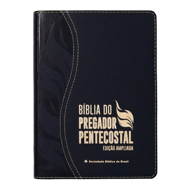 Bíblia do Pregador Pentecostal | ARC | Edição Ampliada | Capa Preta