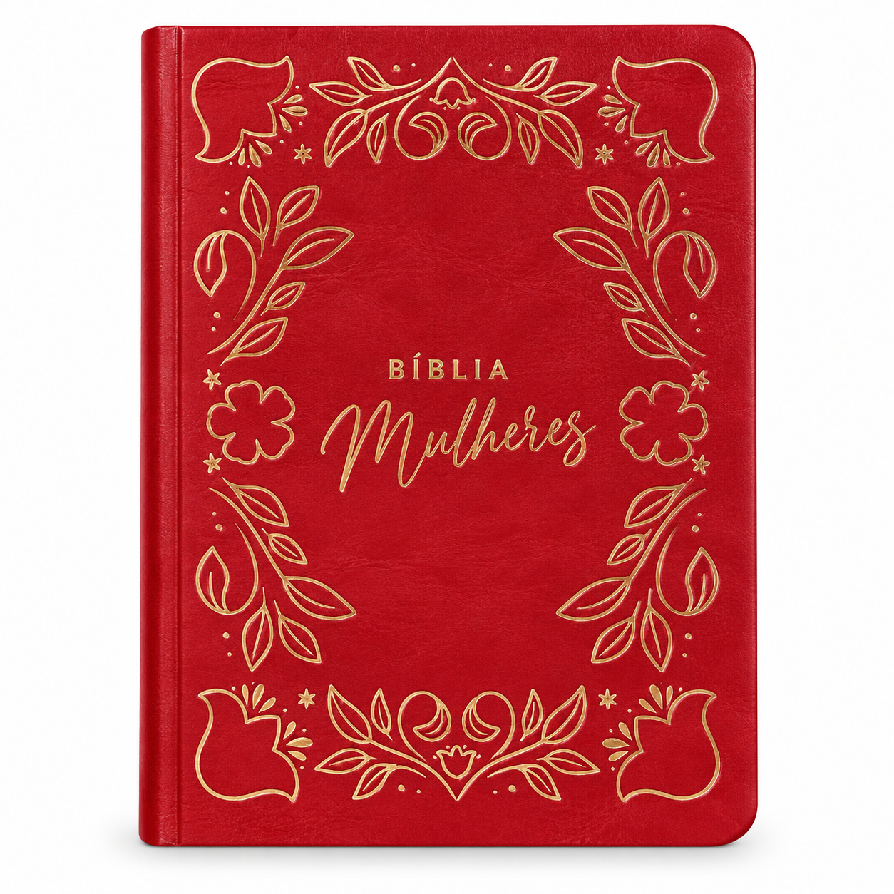 Bíblia Mulheres Frame e Floral | Viviane Martinello | NVT | Espaço Para Anotações | Capa Luxo Rosa