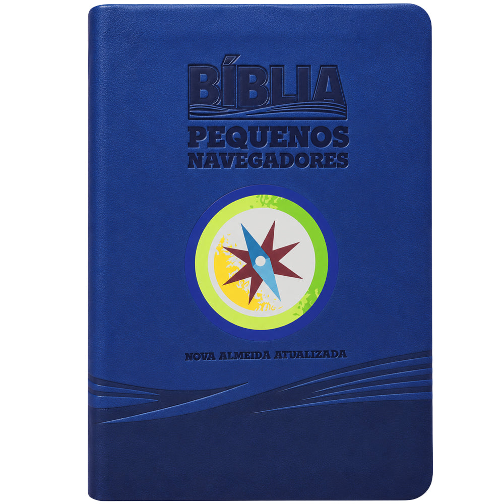 Bíblia Pequenos Navegadores | NAA | Capa Luxo Azul
