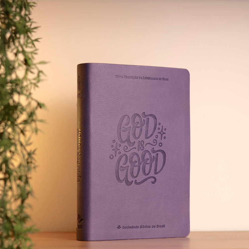 Bíblia Sagrada God Is Good | NTLH | Capa Lavanda