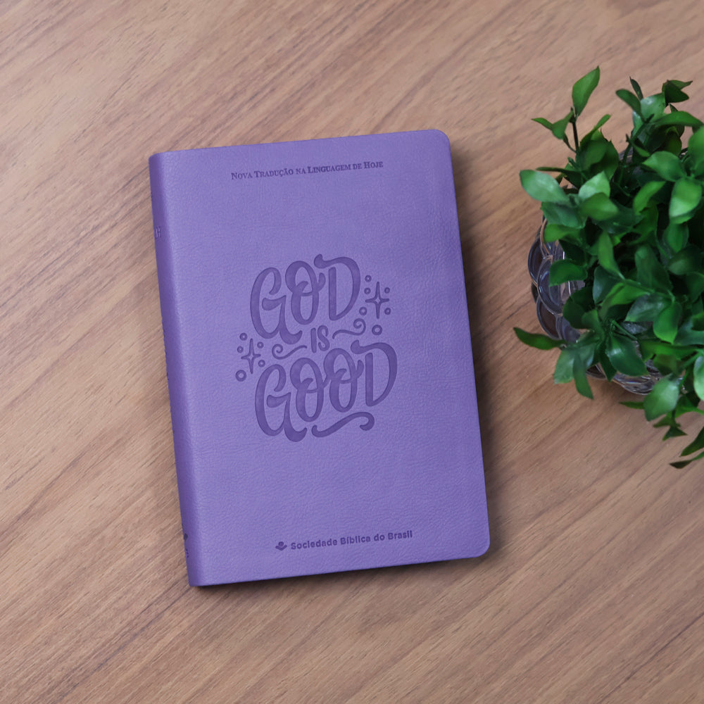 Bíblia Sagrada God Is Good | NTLH | Capa Lavanda