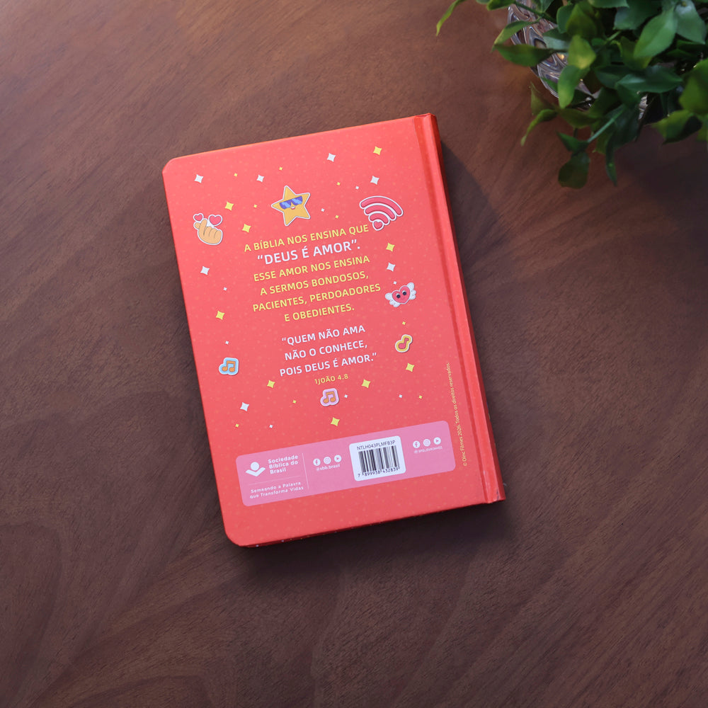 Bíblia Sagrada | NTLH | 3 Palavrinhas | Capa Dura Vermelha
