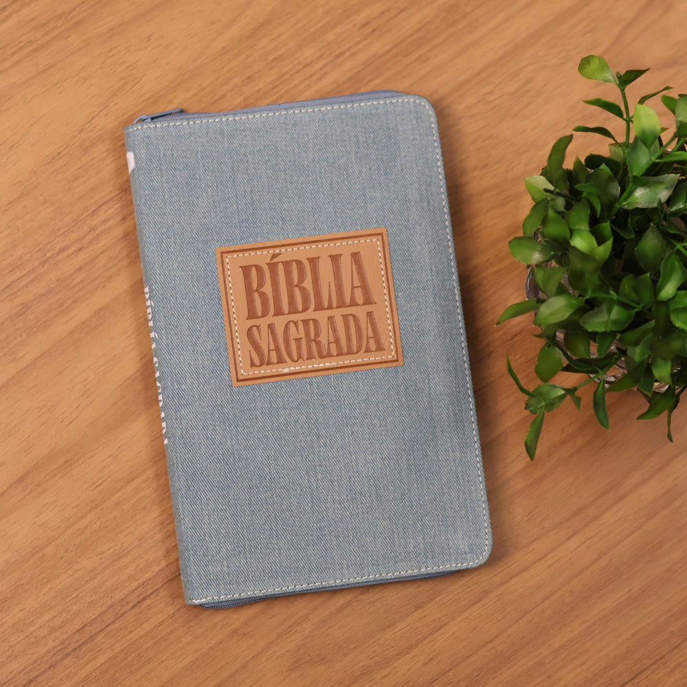 Bíblia Sagrada Slim | ACF | Leitura Perfeita | Capa Jeans