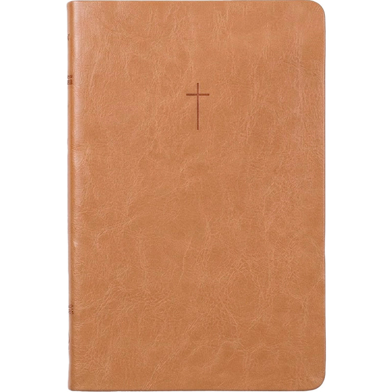 Bíblia Slim NVI | Poder da Cruz | Capa Luxo Caramelo