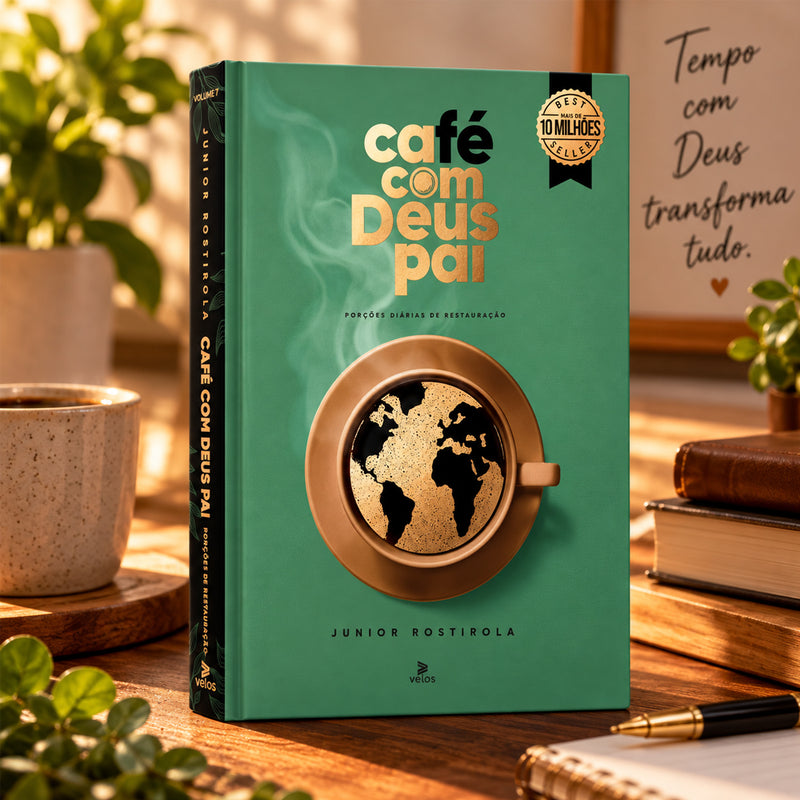 Café Com Deus Pai 2027 | Júnior Rostirola | Capa Brochura