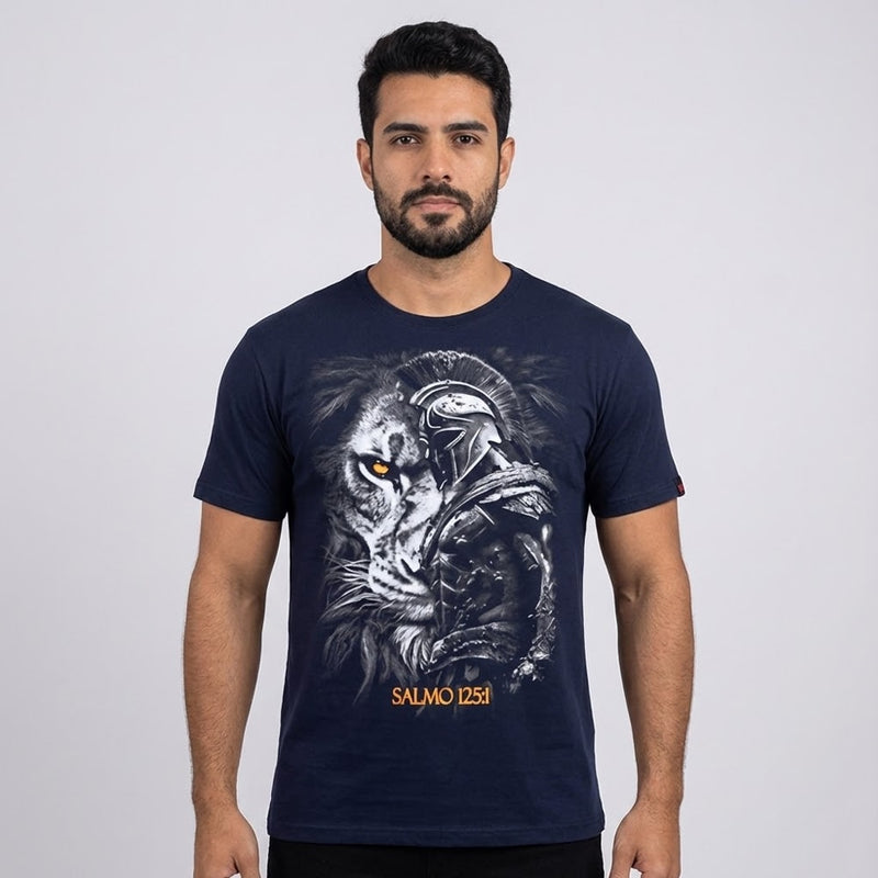 Camiseta Azul | Salmo 125:1 | P