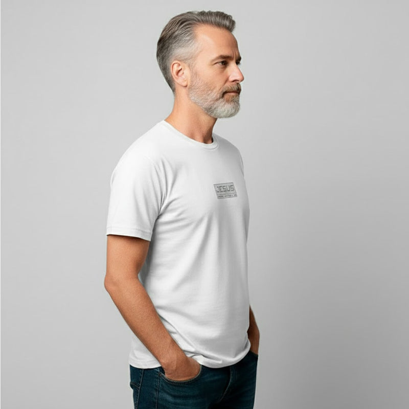 Camiseta Branco | Jesus, Caminho, Verdade e Vida | P