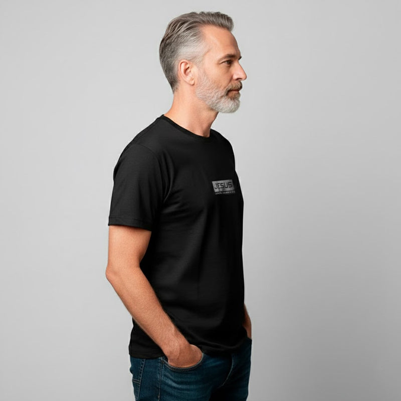 Camiseta Preta | Jesus, Caminho, Verdade e Vida | P