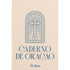 Caderno de Oração Berith, capa bege com desenho de vitral. — Plenitude