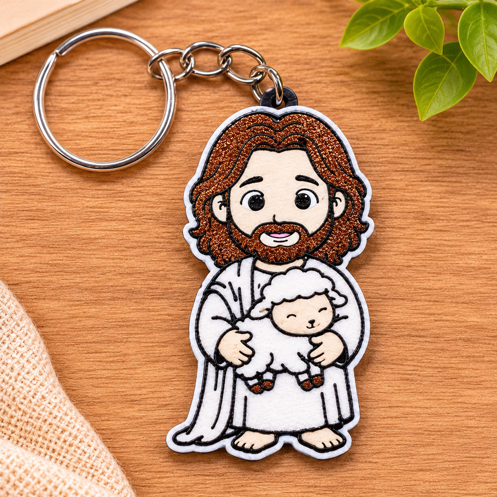 Chaveiro 3D | Jesus e a Ovelha