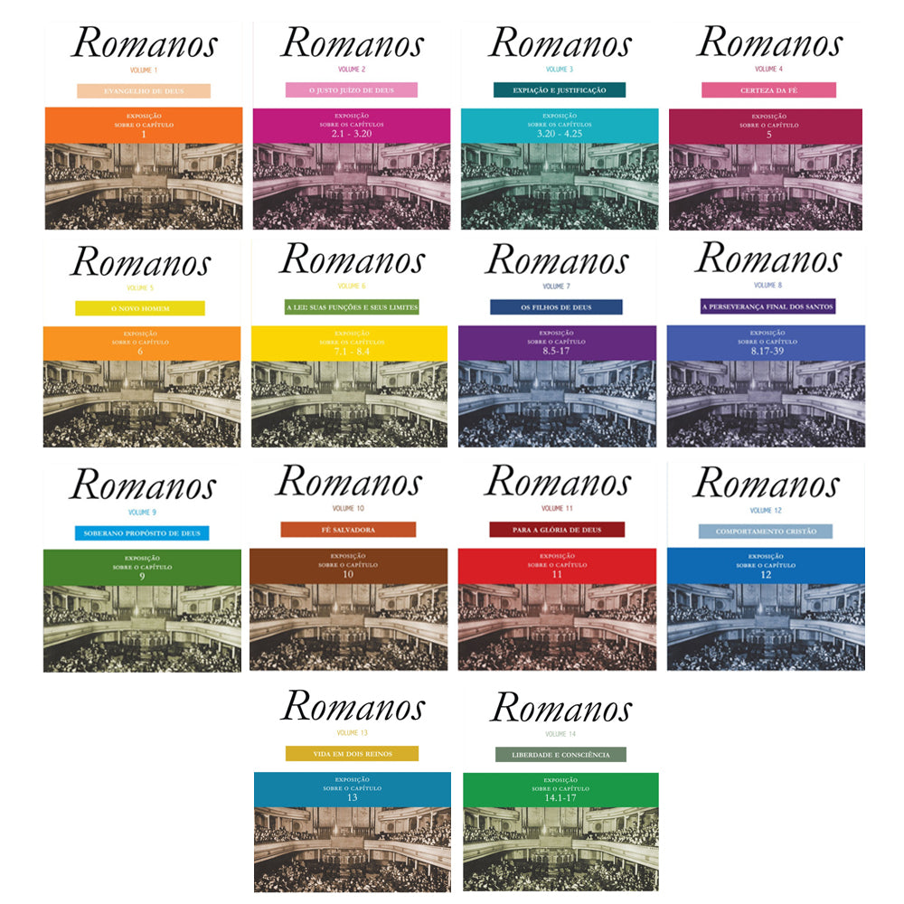 Coleção Romanos | 14 Volumes | D. Martyn Lloyd - Jones