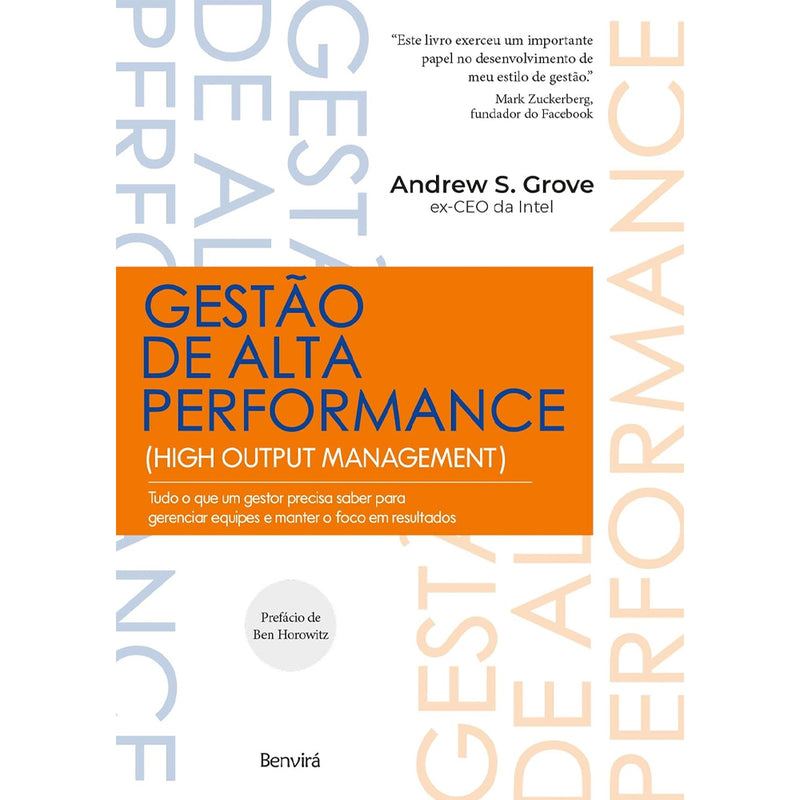 Gestão de Alta Perfeormance | Andrew S. Grove