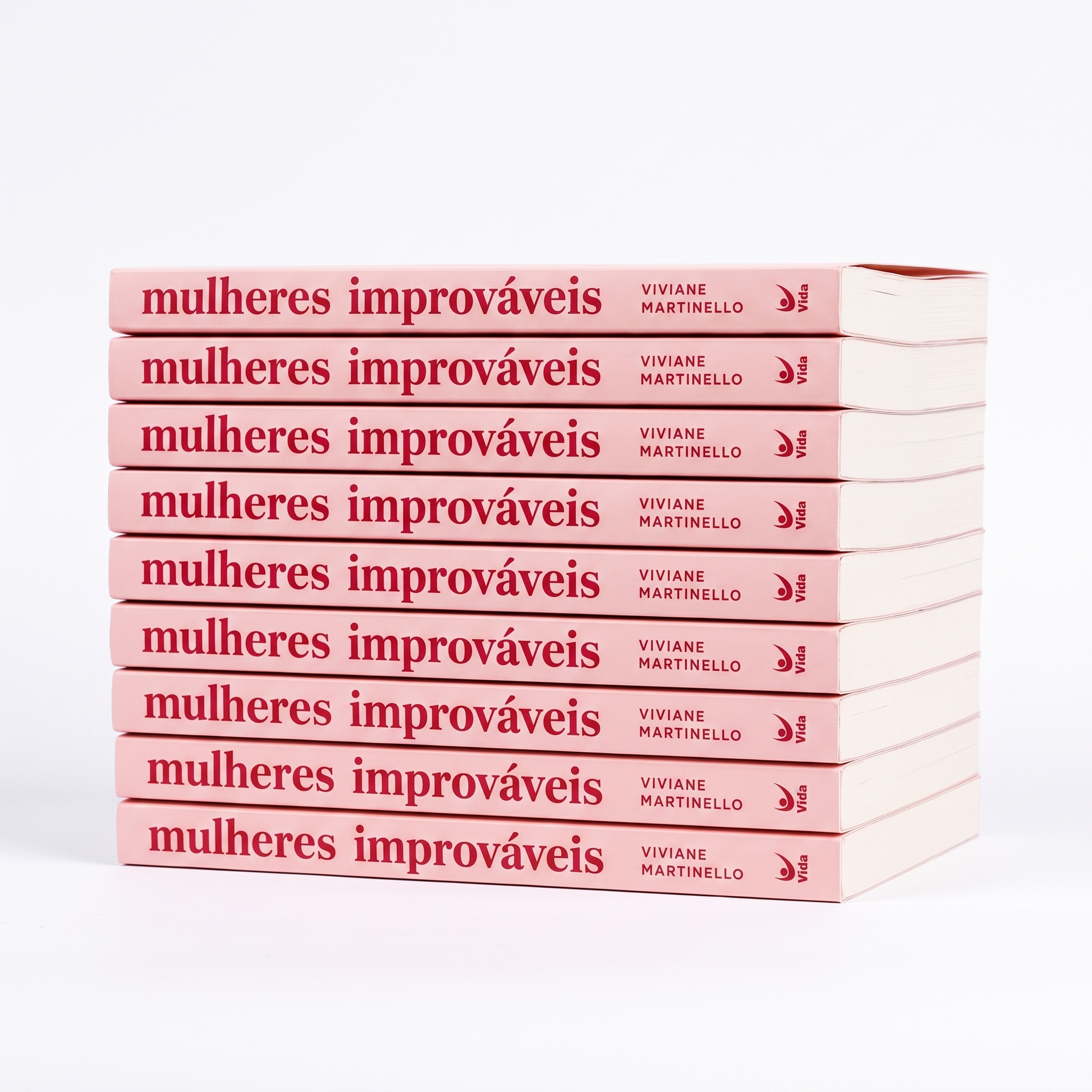 Kit 10 unidades Mulheres Improváveis empilhadas - Viviane Martinello