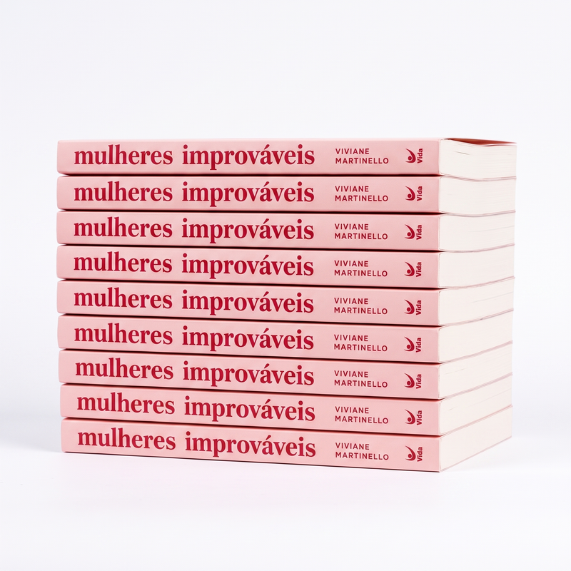 Kit 10 unidades Mulheres Improváveis empilhadas - Viviane Martinello