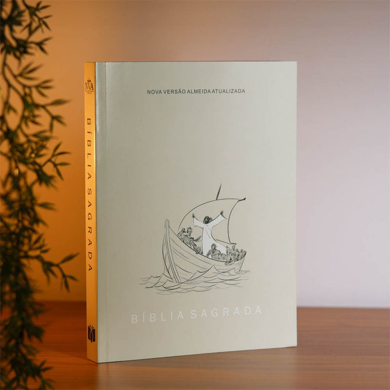Kit 10 Bíblias Sagrada Jesus no Barco | NVA | Capa Brochura · foto 2
