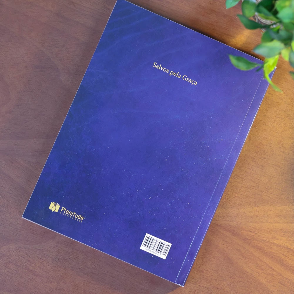 Kit 10 Bíblias Sagrada Salvos Pela Graça | NVA | Capa Brochura Azul · foto 9