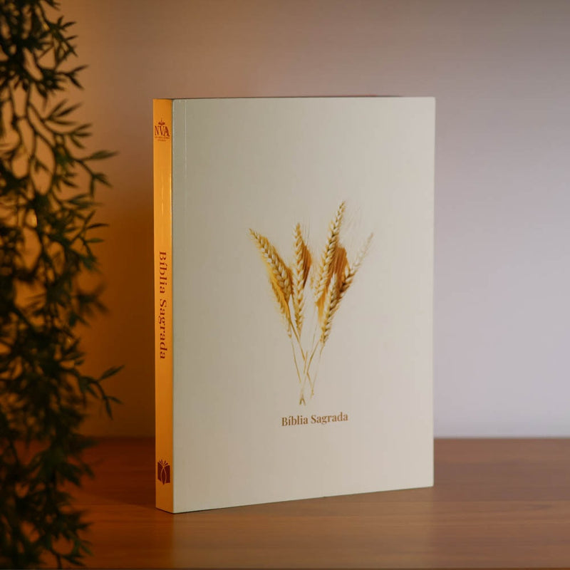 Kit 10 Bíblias Sagrada Trigo | NVA | Capa Brochura · foto 2