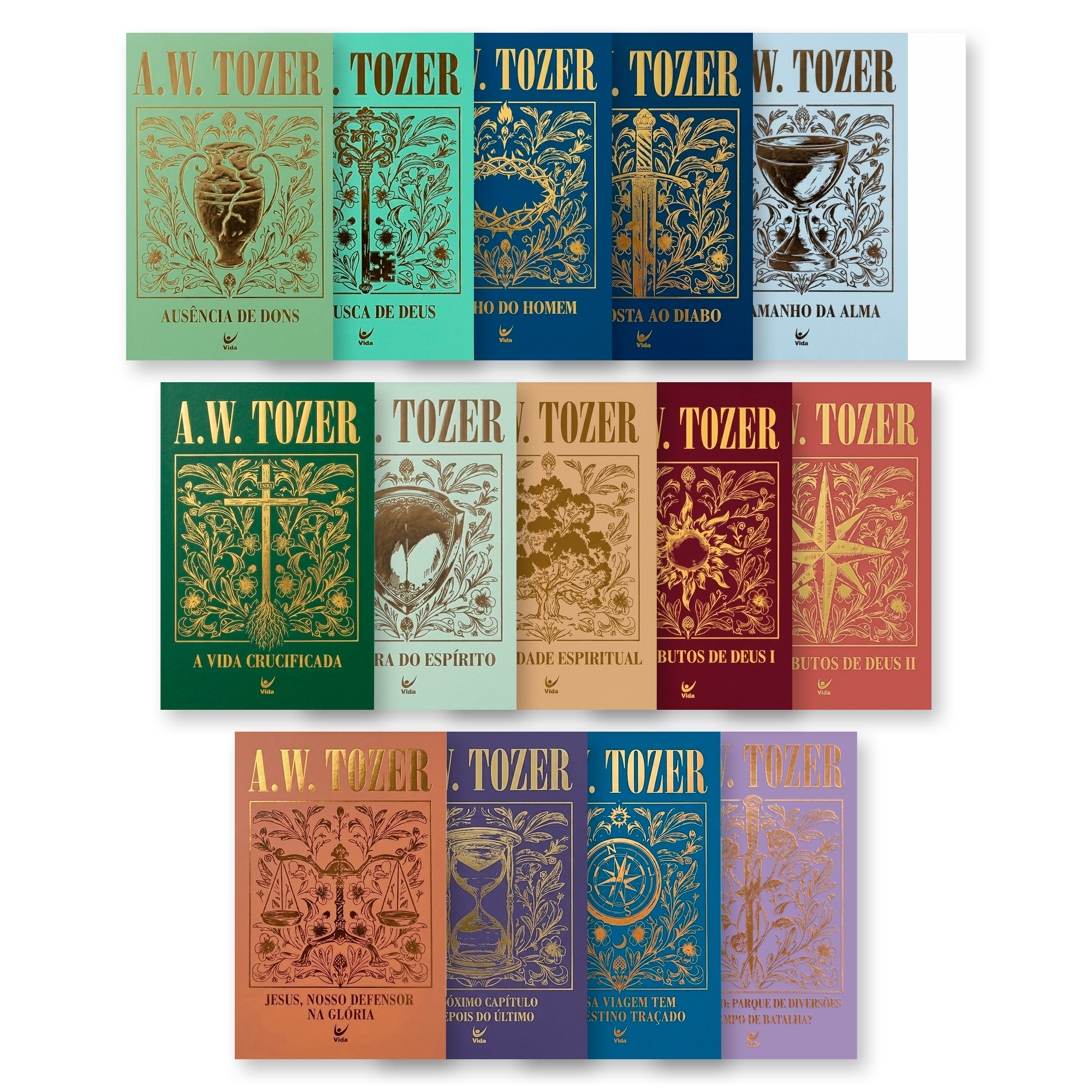 Kit 14 Livros A. W. Tozer | Capa Dura | Luxo