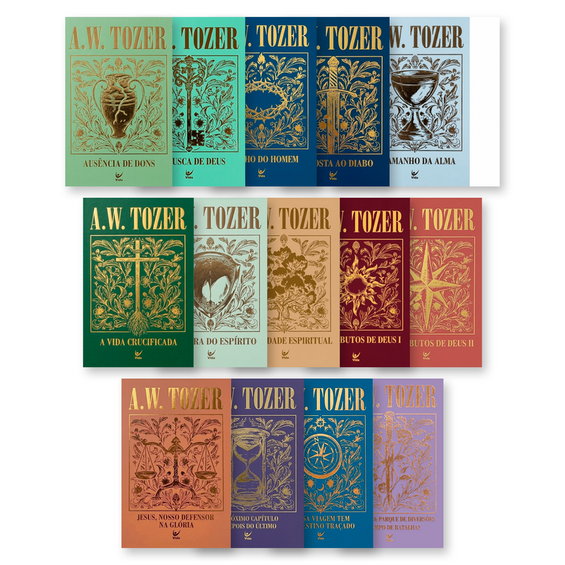 Kit 14 Livros A. W. Tozer | Capa Dura | Luxo