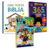 Kit 365 Patrulha Canina + 3 Palavrinhas | 365 Atividades e Desenhos para Colorir + Minha Primeira Bíblia para Meninos | Capa Almofadada
