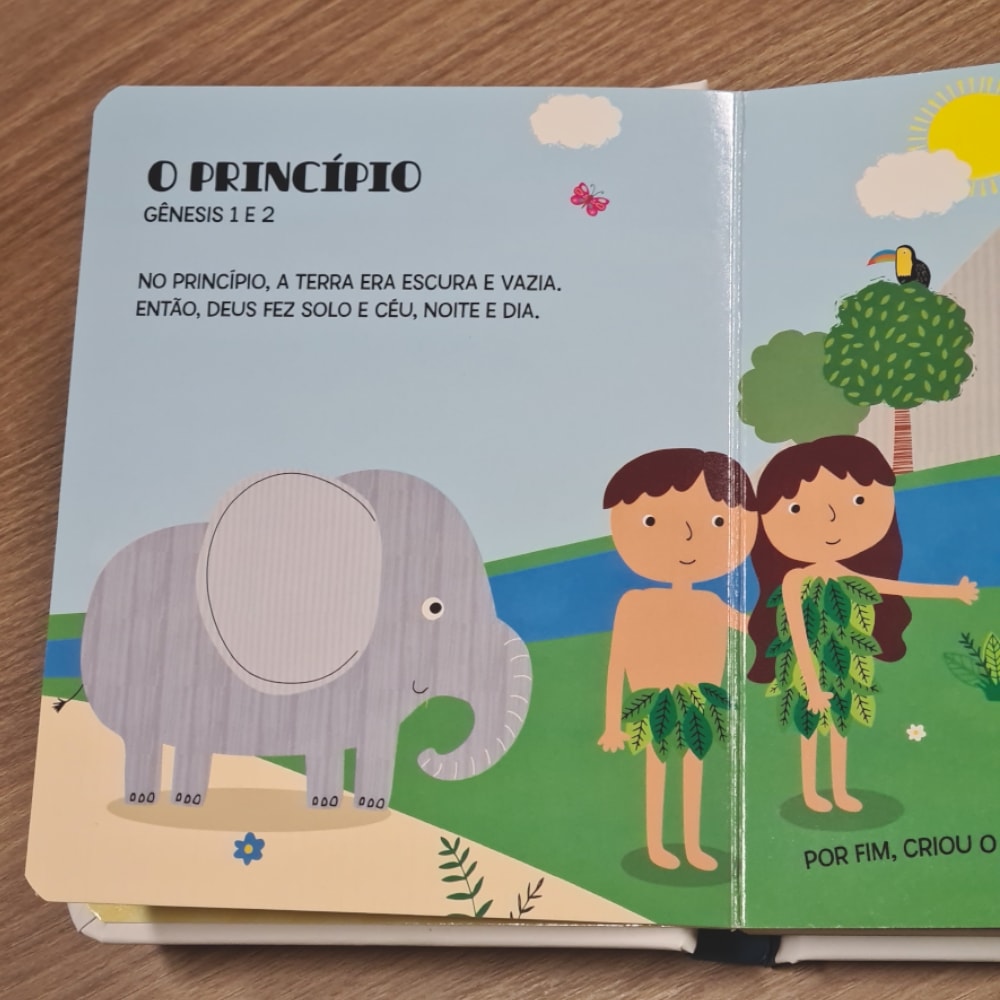 Capa de Minha Primeira Bíblia para Meninos | Capa Almofadada | Ciranda Cultural — item do Kit 365 Patrulha Canina + 3 Palavrinhas | 365 Atividades e Desenhos para Colorir + Minha Primeira Bíblia para Meninos | Capa Almofadada · foto 4