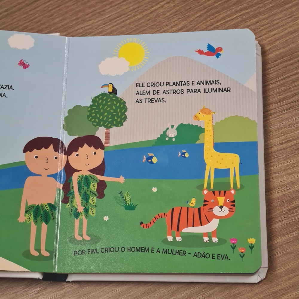 Capa de Minha Primeira Bíblia para Meninos | Capa Almofadada | Ciranda Cultural — item do Kit 365 Patrulha Canina + 3 Palavrinhas | 365 Atividades e Desenhos para Colorir + Minha Primeira Bíblia para Meninos | Capa Almofadada · foto 5