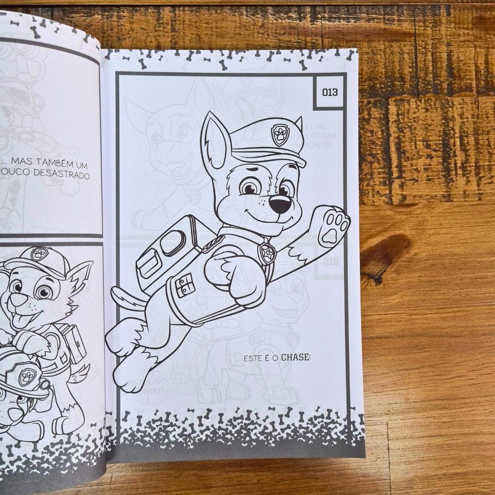 Capa de 365 Patrulha Canina | Desenhos para colorir — item do Kit 365 Patrulha Canina + 3 Palavrinhas | 365 Atividades e Desenhos para Colorir + Minha Primeira Bíblia para Meninos | Capa Almofadada · foto 6
