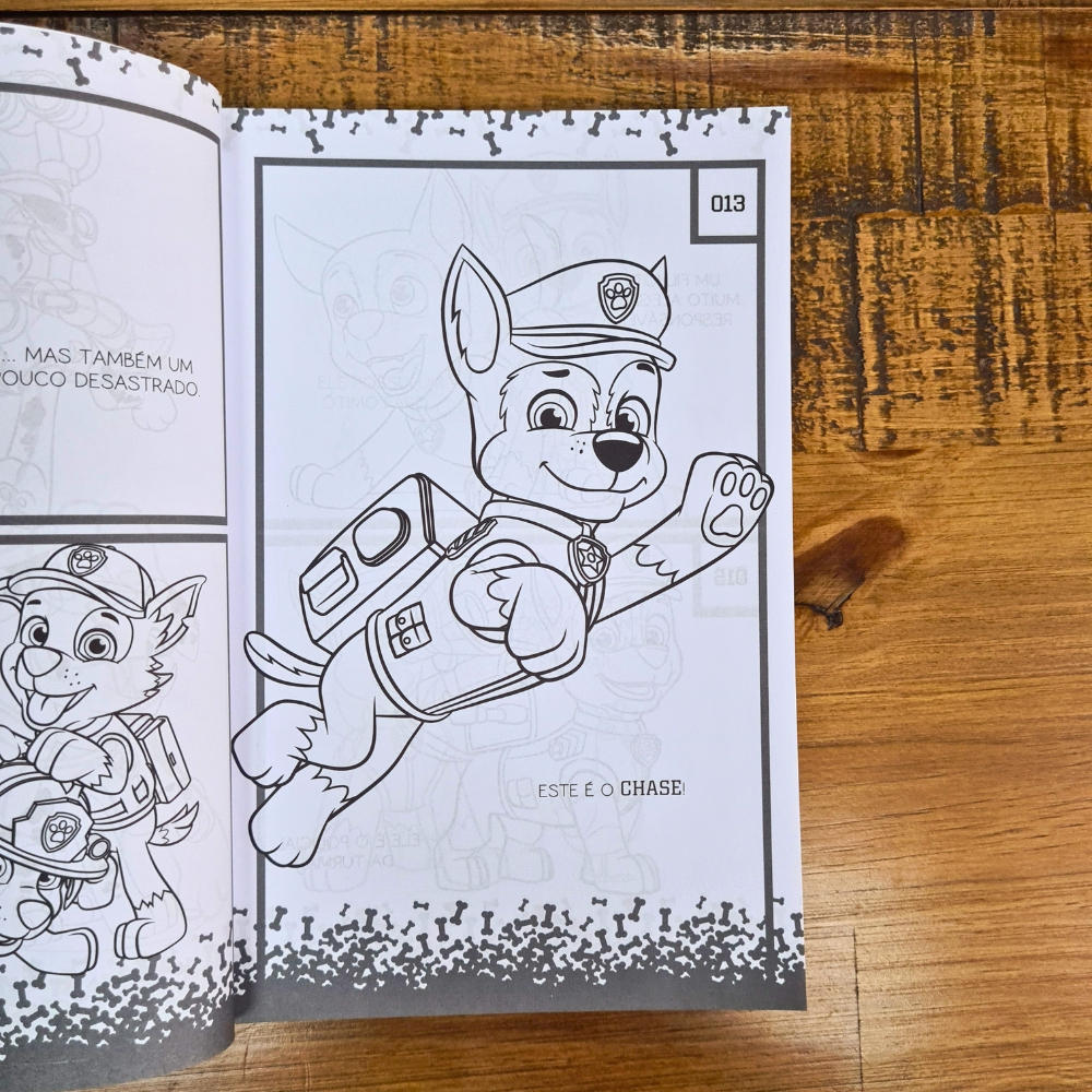 Capa de 365 Patrulha Canina | Desenhos para colorir — item do Kit 365 Patrulha Canina + 3 Palavrinhas | 365 Atividades e Desenhos para Colorir + Minha Primeira Bíblia para Meninos | Capa Almofadada · foto 7