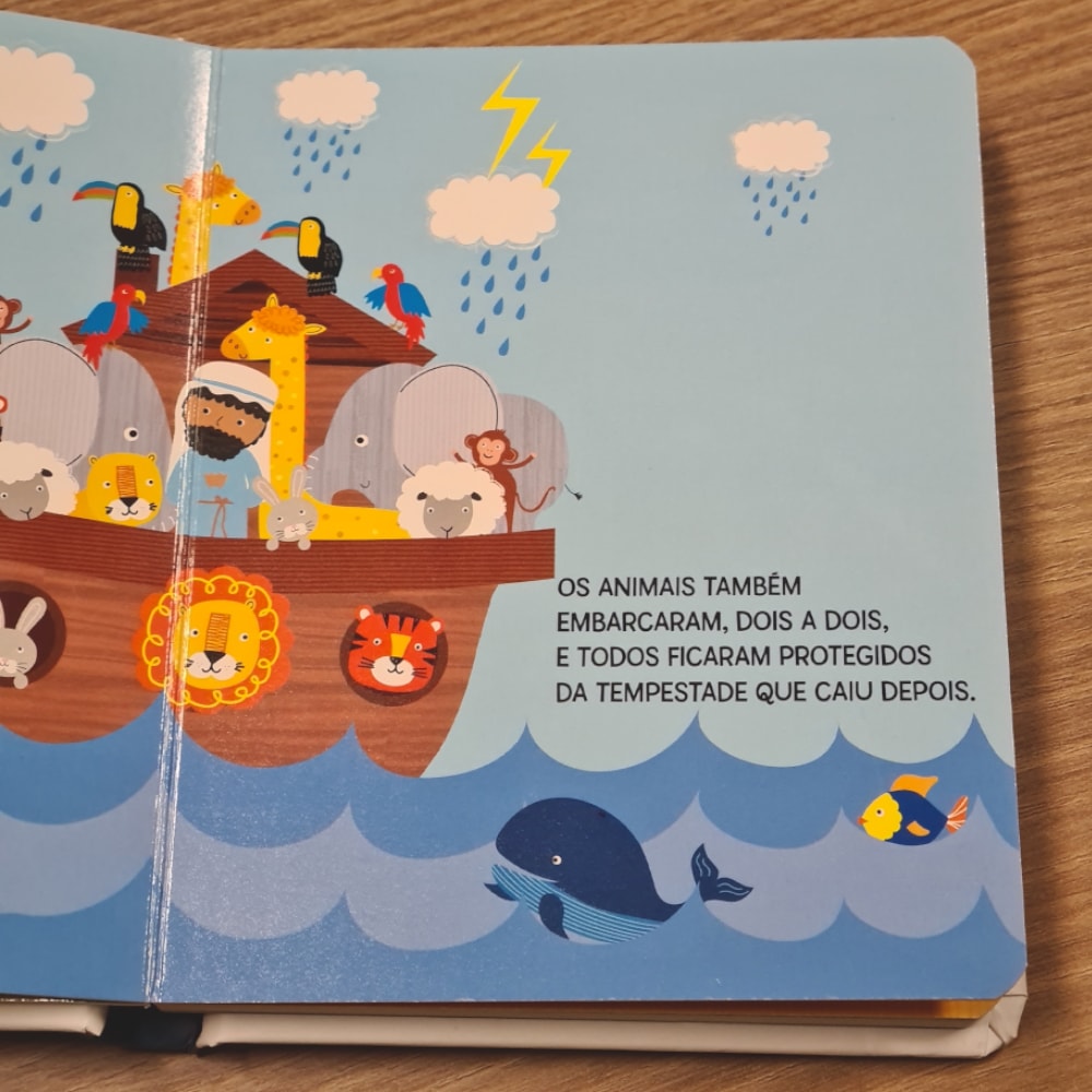 Capa de Minha Primeira Bíblia para Meninos | Capa Almofadada | Ciranda Cultural — item do Kit 365 Patrulha Canina + 3 Palavrinhas | 365 Atividades e Desenhos para Colorir + Minha Primeira Bíblia para Meninos | Capa Almofadada · foto 7