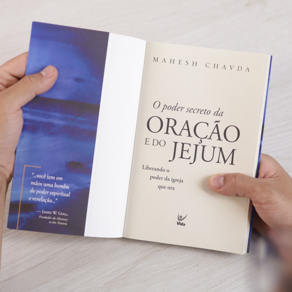 Capa de O Poder Secreto da Oração e do Jejum | Mahesh Chavda — item do Kit A Cultura do Jejum | Luciano Subirá + O Poder Secreto da Oração e do Jejum | Mahesh Chavda · foto 4