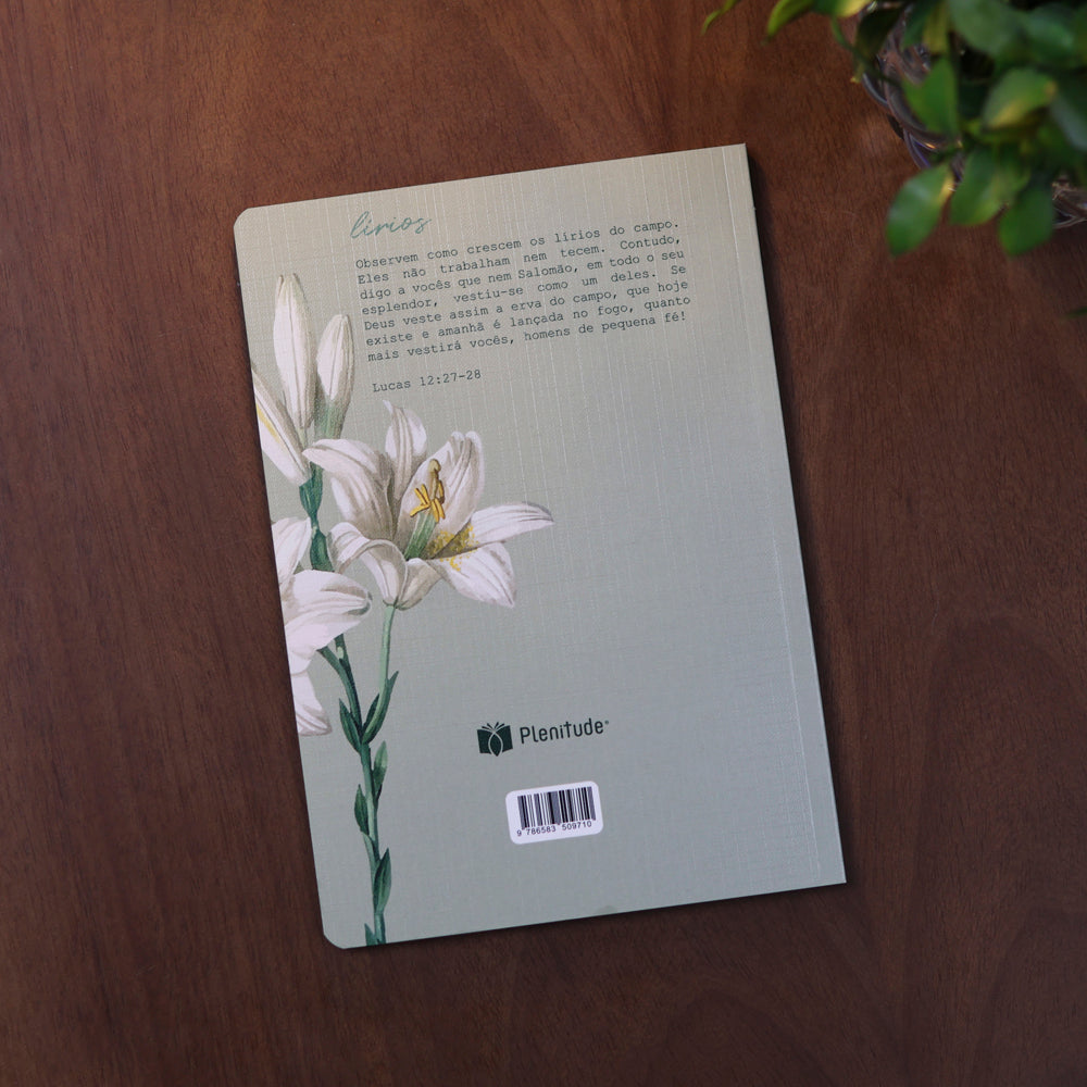 Capa de Bloco de Anotações Lírios | Capa Brochura — item do Kit A Força de Uma Mulher | Lauren Crews + Grátis Bloco de Anotações Lírios · foto 9