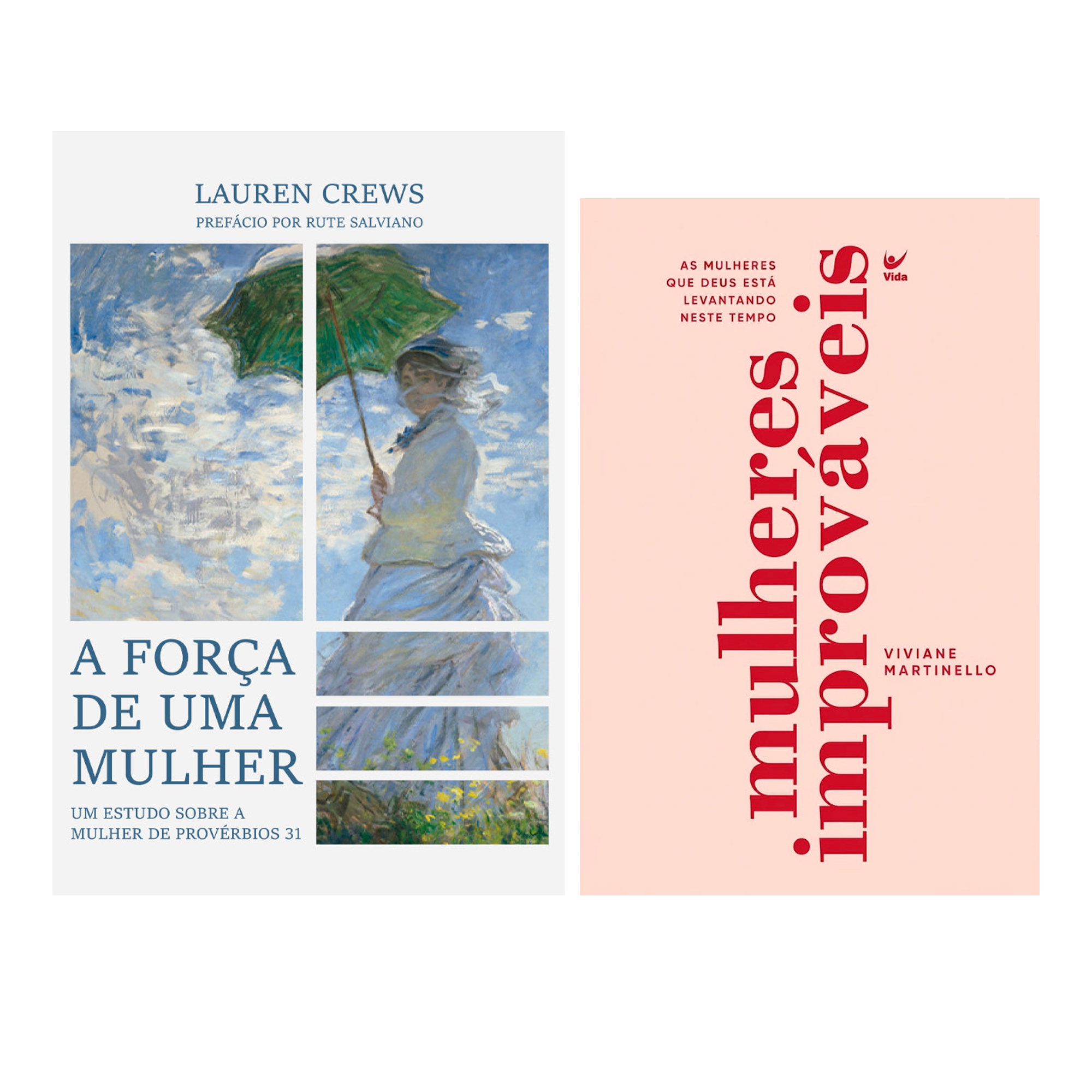 Kit A Força de Uma Mulher | Lauren Crews + Mulheres Improváveis | Viviane Martinello