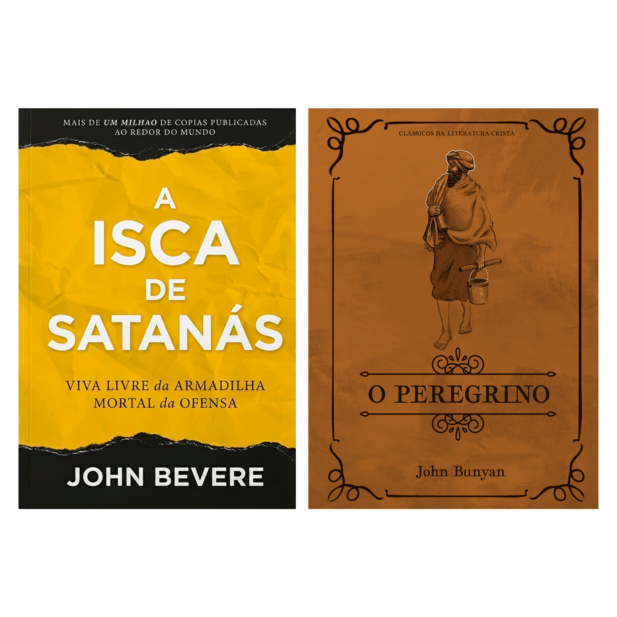 Kit A Isca de Satanás | John Bevere + O Peregrino | John Bunyan