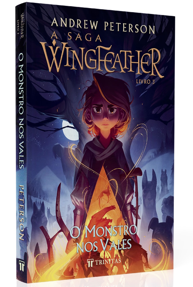Capa de A Saga Wingfeather | O Monstro Nos Vales | Andrew Peterson — item do Kit A Saga Wingfeather | Nos Limites do Mar Sombrio da Escuridão + Norte! Ou Seja Devorado + O Monstro Nos Vales + O Guardião e o Rei Lobo | Andrew Peterson