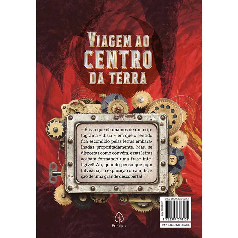 Capa de Viagem ao Centro da Terra | Júlio Verne — item do Kit A Volta ao Mundo em 80 Dias + Vinte Mil Léguas Submarinas + Viagem ao Centro da Terra | Júlio Verne · foto 2