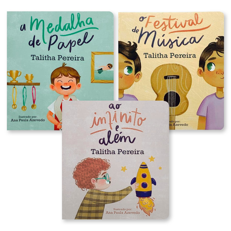 Kit Ao Infinito e Além + A Medalha de Papel + O Festival de Música | Talitha Pereira