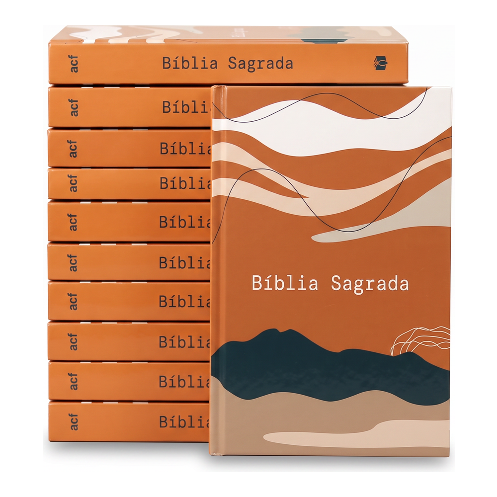 Kit Bíblia Aurora | ACF | Letra Normal | Capa Dura 10un