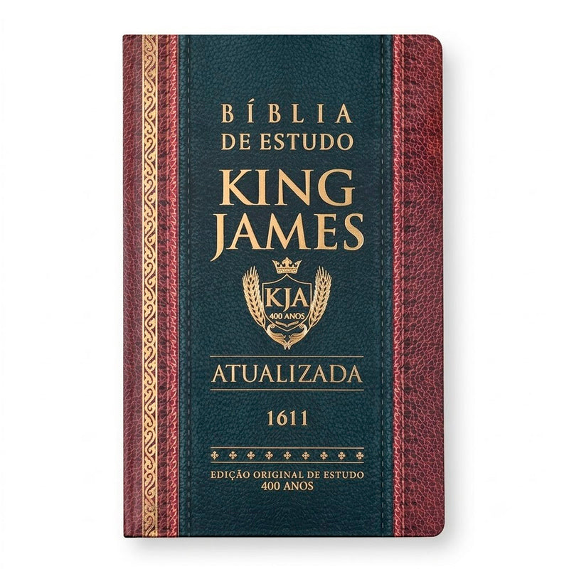 Capa de Bíblia de Estudo King James Atualizada | Full Collor | Capa Dura — item do Kit Bíblia de Estudo King James Atualizada | Full Collor | Capa Dura + Devocional As Promessas de Deus | Carlito Paes