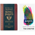 Kit Bíblia de Estudo King James Atualizada | Hipergigante | Full Collor | Capa Dura + Anjos | Tim Chester