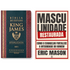 Kit Bíblia de Estudo King James Atualizada | Hipergigante | Full Collor | Capa Dura + Masculinidade Restaurada | Eric Mason