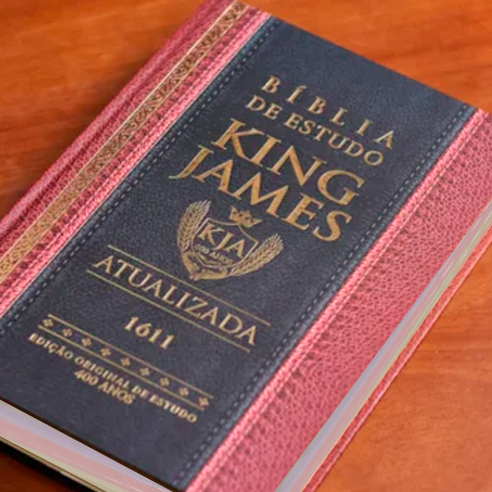 Capa de foto do kit — item do Kit Bíblia de Estudo King James Atualizada | Hipergigante | Full Collor | Capa Dura + O Segredo dos Homens Mais Ricos da Bíblia | Magno Paganelli